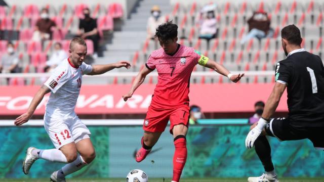 【世预赛】韩国2比1逆转黎巴嫩 国足末轮平基本出线